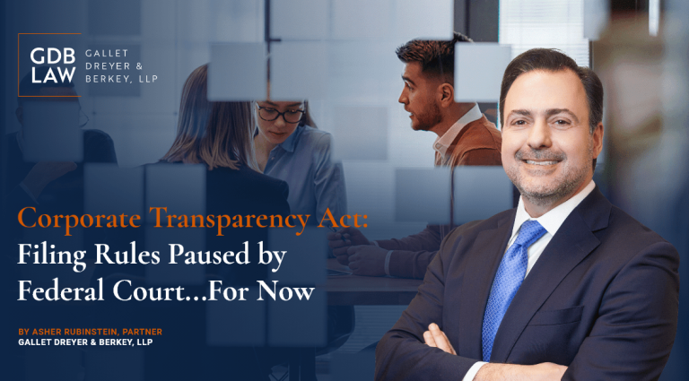 Corporate Transparency Act: Filing Rules Paused by Federal Court